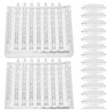 SOLUSTRE 16pcs Square Furniture Foot Pads