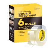 6 Rolls Double-Sided Tape for Walls