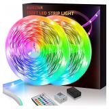 LED Strip Lights 130 FT RGB Bluetooth Remote