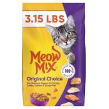 Meow Mix Original Choice Dry Cat Food, 3.15 lb