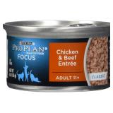 19Ct Purina Pro Plan Canned Chicken & Beef 3oz
