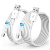 USB A C Cable, 2Pack Car Charger for iPhone