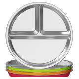 Jayour Kids Divided Plates (Set of 4)