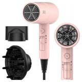 AINA Diffuser Hair Dryer 110V/1600W (Pink)