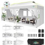 $216 COBIZI 10x20 Pop Up Canopy Tent with Walls