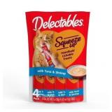 Delectables Squeeze Cat Treats Tuna & Salmon