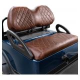 BLACK Golf Cart Diamond Seat Covers Kit
