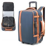 $114 Fanwoli Rolling Vacuum Backpack Luggage
