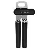 Ultrean Manual Can Opener, Soft-Touch Black
