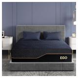 $470 EGOHOME 14' Memory Foam Mattress 54x75x14