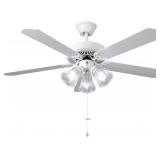$103 52-Inch Indoor Ceiling Fan with LED