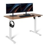 $110 Amazon Basics Standing Desk, White/Oak