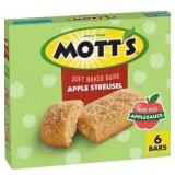 2pk-Mott's Soft Baked Apple Streusel Bars