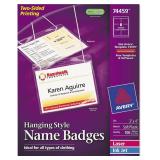 Avery Name Badge Kit 3x4 Clear 100/Box