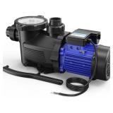 $258 AQUASTRONG Pool Pump, 2HP, 8917 GPH, 220V