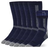 M/L-Buttons & Pleats Wool Socks Merino Thermal