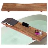 Acacia Wood Bathtub Tray Caddy with Legs