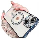 Magnetic Glitter Diamond iPhone 13 Pro Case