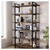 $287 AY-AOYUAN Solid Wood 6-Tier Shelf Unit