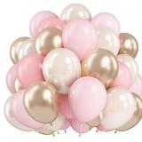 HILAVO Pink & Gold Balloons 12' Latex Decor