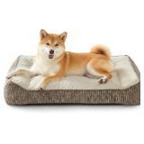 JOEJOY Orthopedic Dog Bed 35x25 Beige