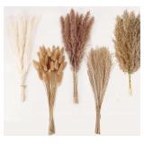Natural Dried Pampas Grass Decor - 110 Pcs