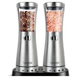Electric Salt & Pepper Grinder Set with Base