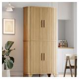 $204 Decofy 69' Tall Pantry Cabinet (Oak)