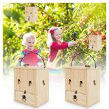 2-Pack - Carpenter Bee Traps Outdoor