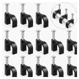 Easytle Cable Clamps 100 Pcs 10mm Clips