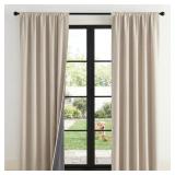 NICETOWN 100% Blackout Curtains, 2 Panels