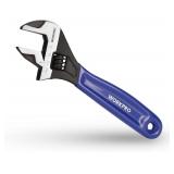 WORKPRO 6-Inch Adjustable Wrench, Cr-V Steel