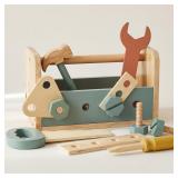 Wooden Toddler Tool Set   30+ Tools