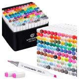 SAVZJSD 120 Colors Alcohol Markers, Dual Tips