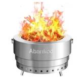 $189 Smokeless Fire Pit 19.5' Portable Steel