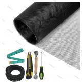 Window Screen Door Repair Kit - 48'x106' Black
