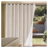 2Panels Linen Blackout Curtain 100% 52x96