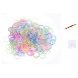 LORJE 600Pcs Loom Bands Kit, Glow Latex-Free