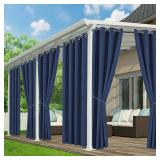 Outdoor Curtains for Patio - Navy 54x84