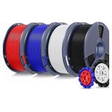 SUNLU PLA+2.0 3D Printer Filament Bundle, 4KG
