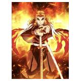 Demon Slayer Tapestry - Kyojuro Rengoku 40x60'