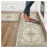 Boho Kitchen Mats 2-Piece Set 47x28'