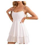 SMALL GOOSPRARN Women's Bow A-line Mini Dress