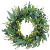 Puleo 30' Eucalyptus Floral Door Wreath
