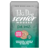 12 Pack Tiki Dog Seniors Mousse Wet Dog Food, 3.5