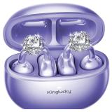Kinglucky Clip-On Earbuds Purple