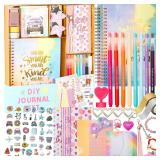 R RUCKERCO Girls Diary 54 Pcs DIY Set for Girls