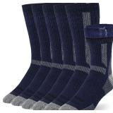 M/L-Buttons & Pleats Wool Socks Merino Thermal