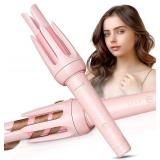 Auto Hair Curler: 4 Temp, 3 Timer