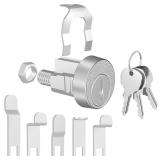 Mailbox Lock with Key for L-1172C (Nickel)